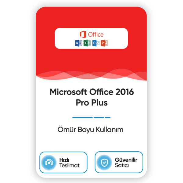 Microsoft Office 2016 Pro Plus (Online Aktivsayon)