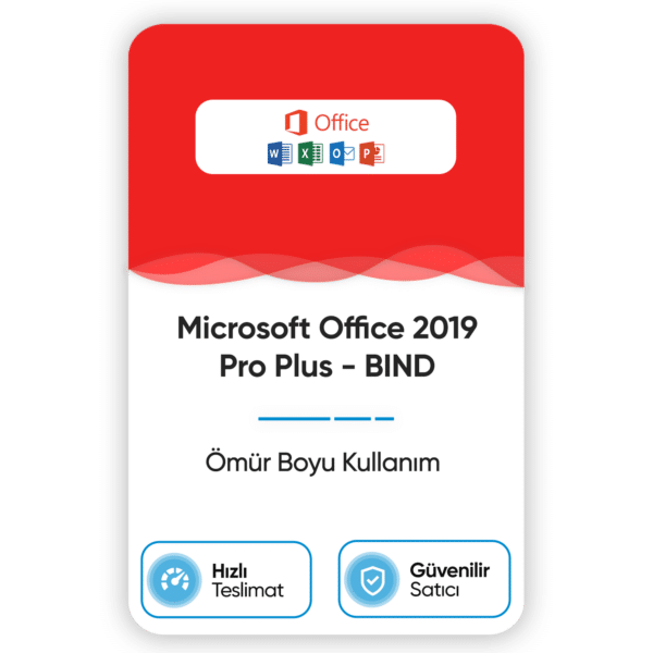 Office 2019 Pro Plus BIND Sürüm