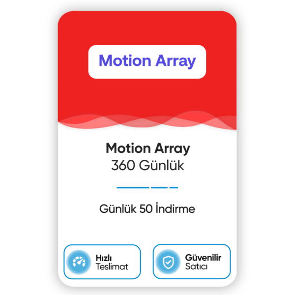 Motion Array – 360 Günlük
