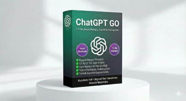 ChatGPT GO - 1 Yıllık ( Kişisel  Hesap)
